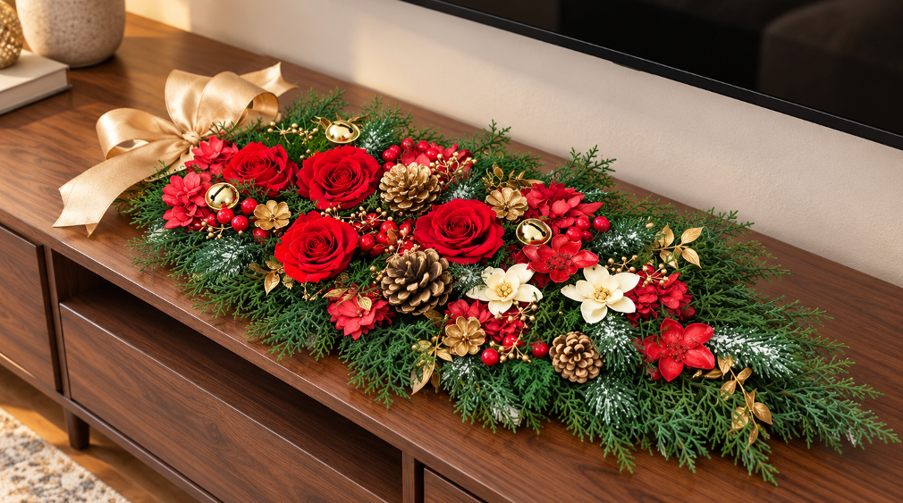 Forever Festive — Preserved Christmas Floral Arrangement