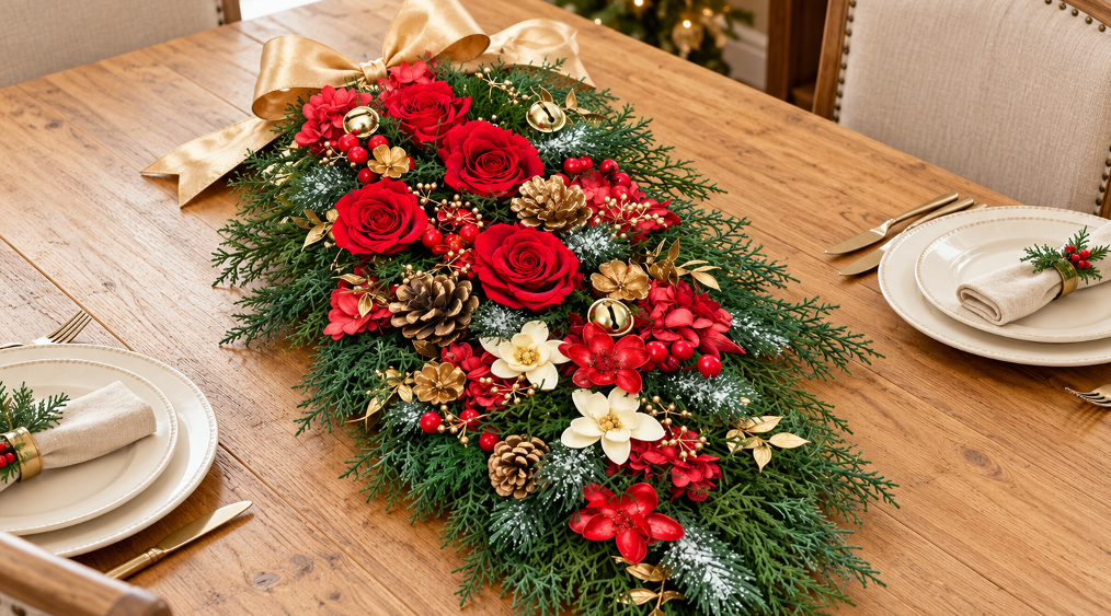 Forever Festive — Preserved Christmas Floral Arrangement